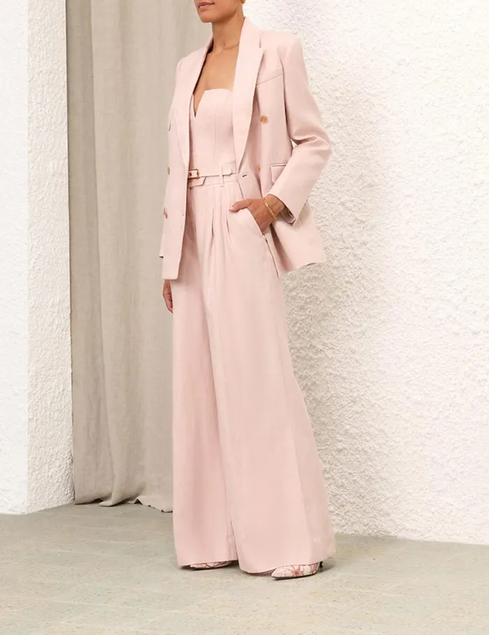 Zimmermann Jackets and Coats Matchmaker Tailored Jacket Blush 8211 Women