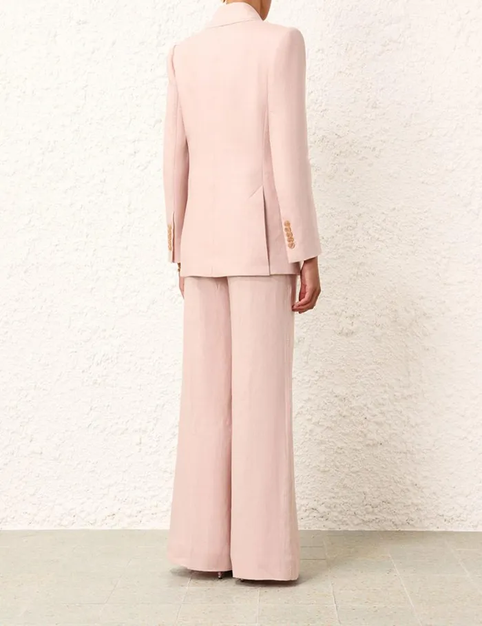 Zimmermann Jackets and Coats Matchmaker Tailored Jacket Blush 8211 Women