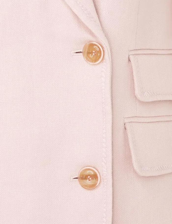 Zimmermann Jackets and Coats Matchmaker Tailored Jacket Blush 8211 Women