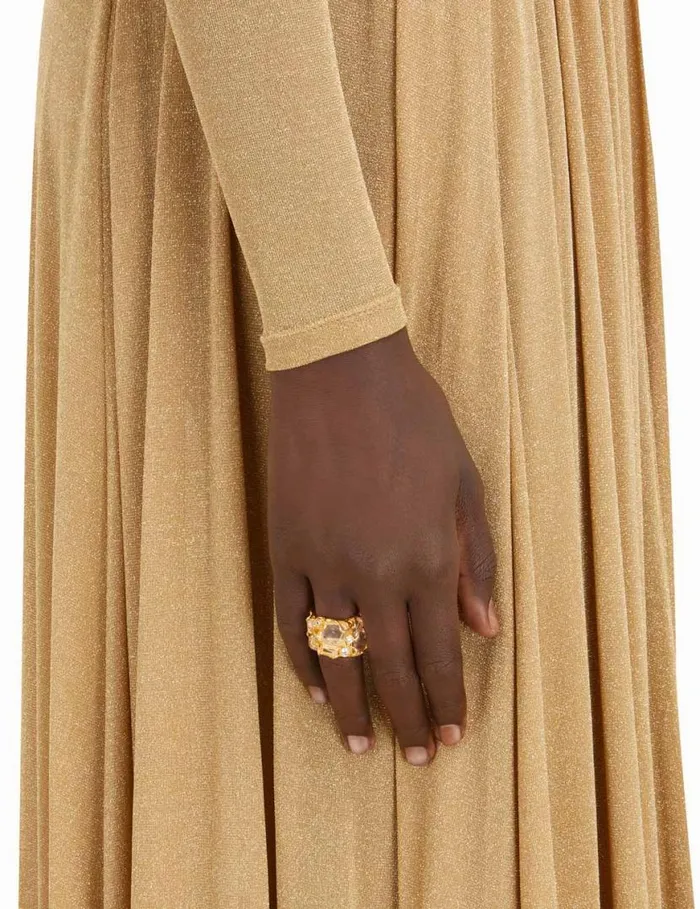 Zimmermann Rings Crystal Swirl Ring Goldtransparent Quartz 8211 Women