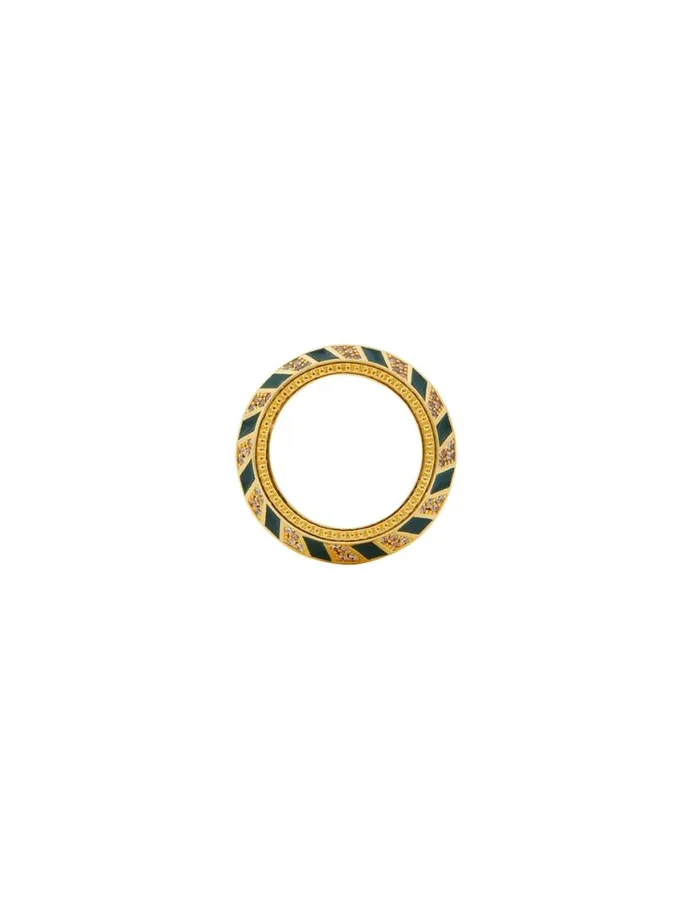 Zimmermann Rings Zimmemorabilia Band Ring Goldgreen 8211 Women
