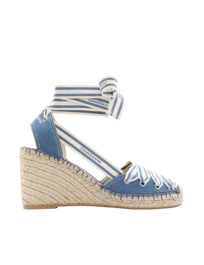 Zimmermann Sandals Zimmermann Sol Espadrille 95 Denim 8211 Women