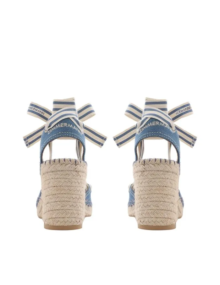 Zimmermann Sandals Zimmermann Sol Espadrille 95 Denim 8211 Women