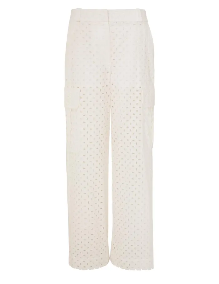 Zimmermann Shorts and Pants Matchmaker Anglaise Pant Ivory 8211 Women