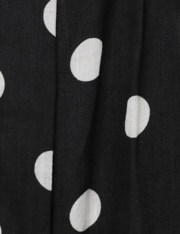 Zimmermann Shorts and Pants Tuck Pant Blackcream Dot 8211 Women