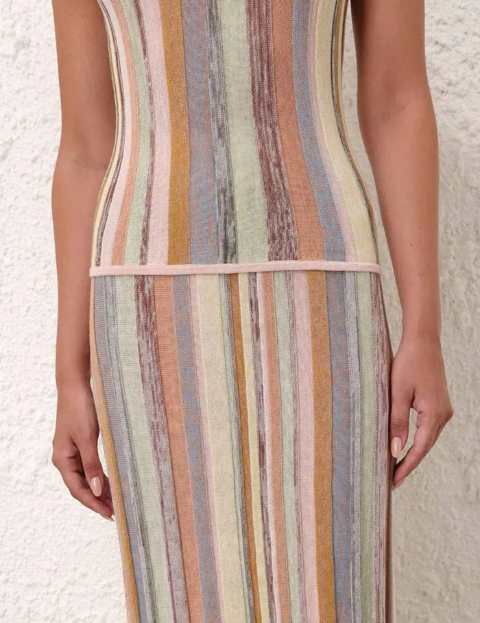 Zimmermann Skirts Natura Mouline Skirt Multi 8211 Women