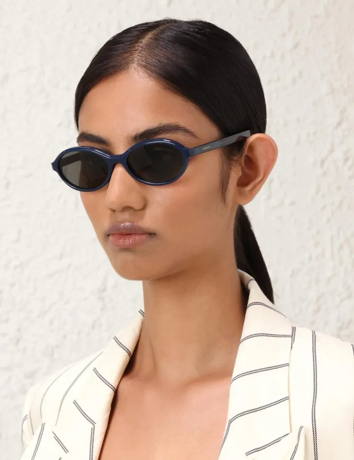 Zimmermann Sunglasses Zimmermann Cyd Oval Navy 8211 Women