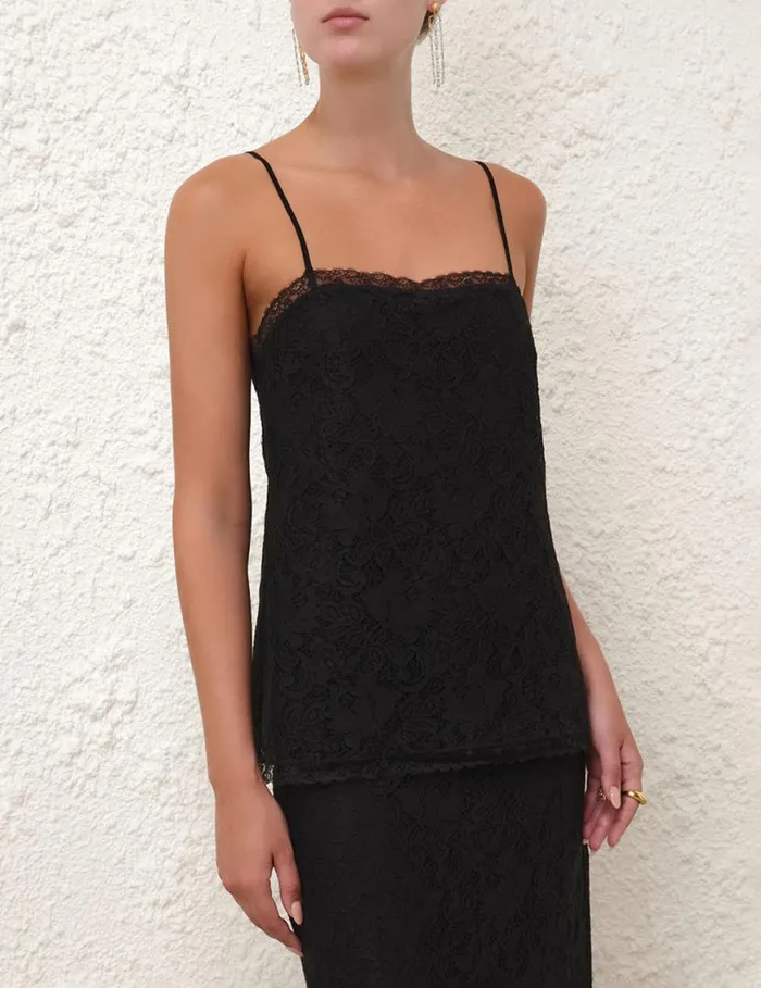 Zimmermann Tops Lace Top Black 8211 Women