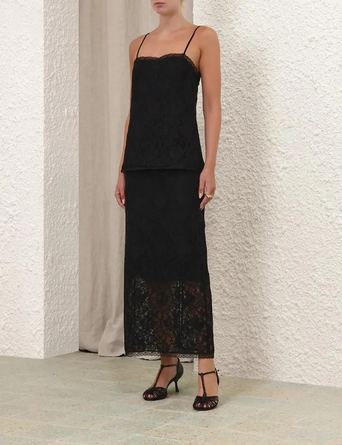 Zimmermann Tops Lace Top Black 8211 Women