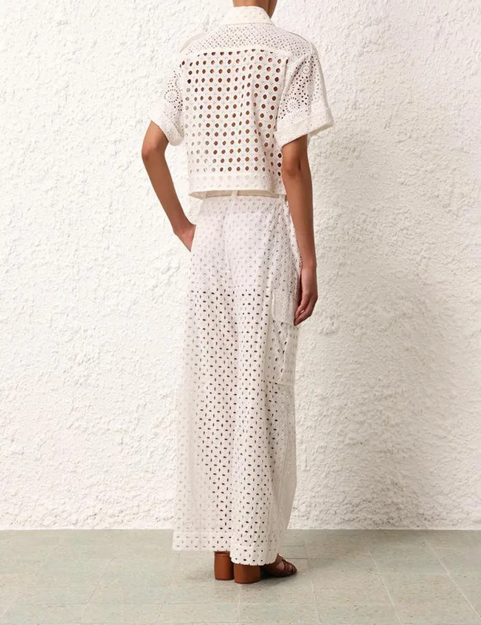 Zimmermann Tops Matchmaker Anglaise Shirt Ivory 8211 Women