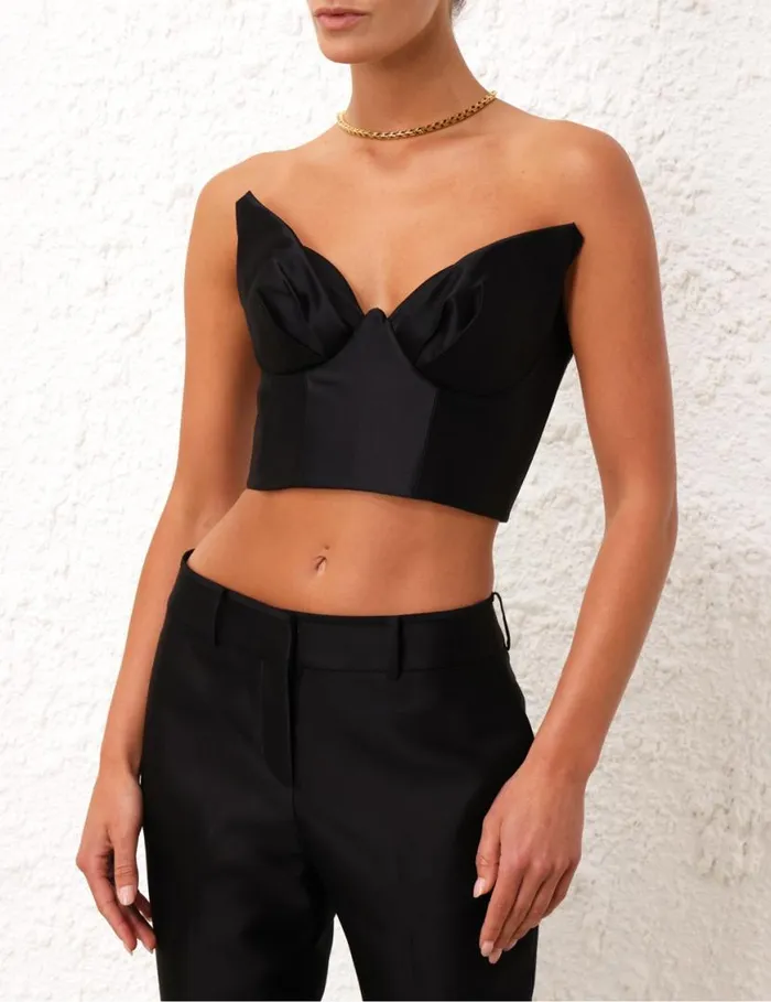 Zimmermann Tops Matchmaker Bodice Top Black 8211 Women