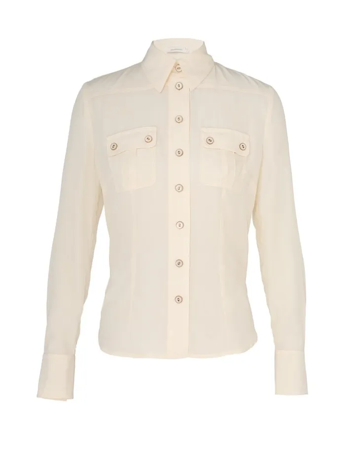 Zimmermann Tops Utility Body Shirt Cream 8211 Women